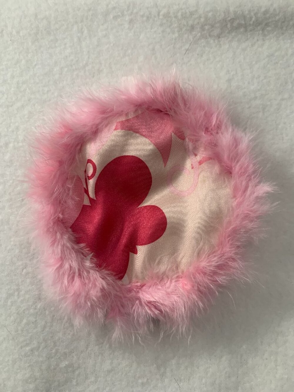 American Girl Doll Licorice Pet Cat Pink Fluffy Satin Pillow Pleasant Company